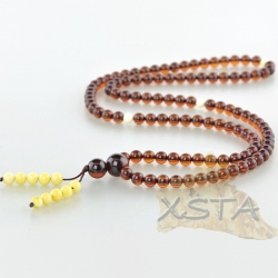 Amber rosary Tibetan Buddhist